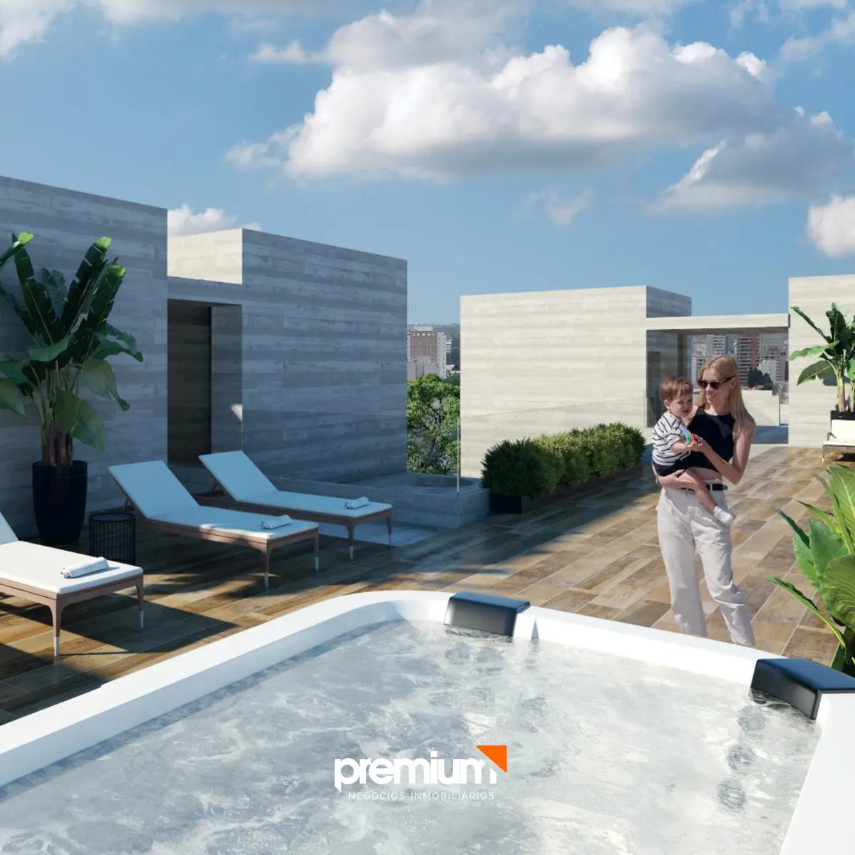 Render de Condominio Mirazur, Gamma, Neuquén