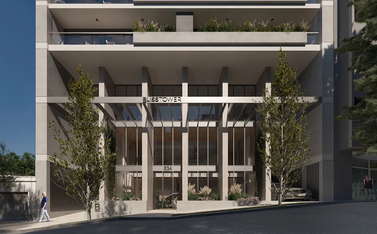 Render de Edificio Bliss, Área Centro Este, Neuquén