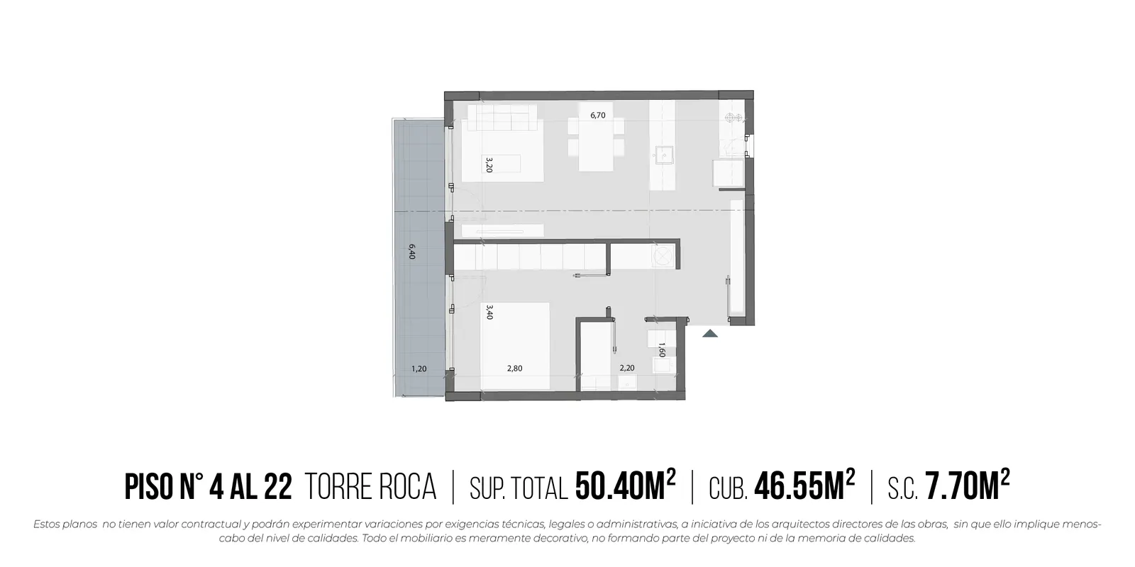 Plano de Icon Tower, Centro, Neuquén