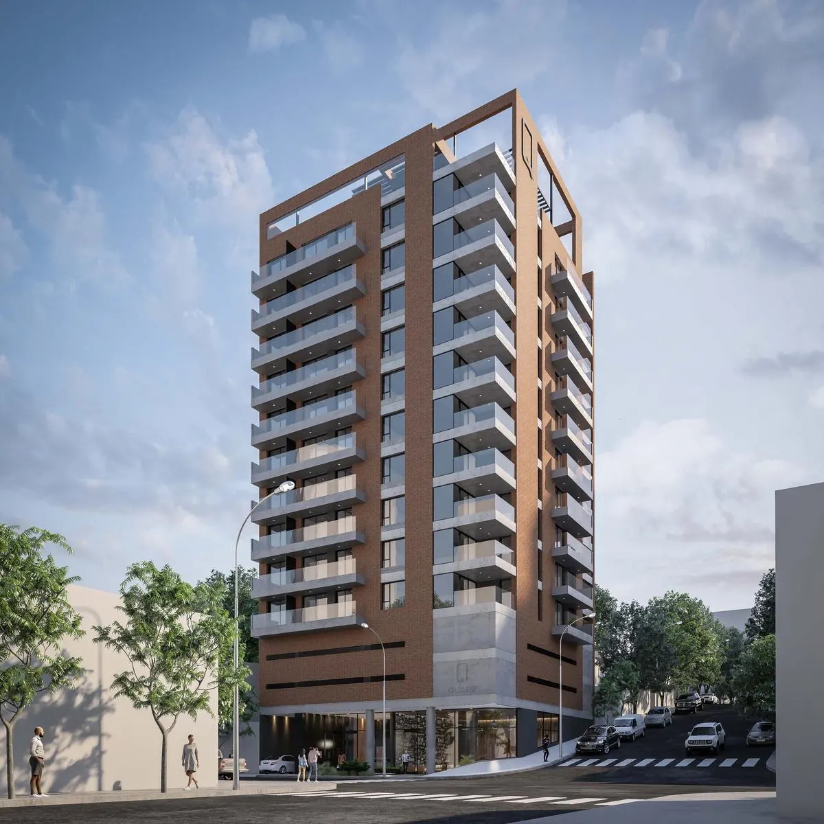 Render de Quarz Brown 710, Área Centro Este, Neuquén